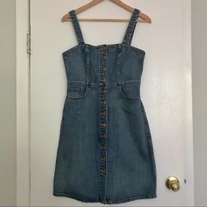 Madewell Denim Button-Up Dress